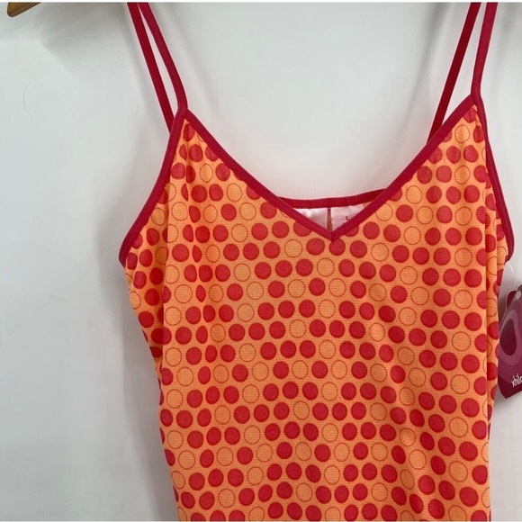 Y2k Vintage Xhilaration Semi Sheer Polka Dot Bold Cami Tank Top Size Large NWT - Picture 6 of 6